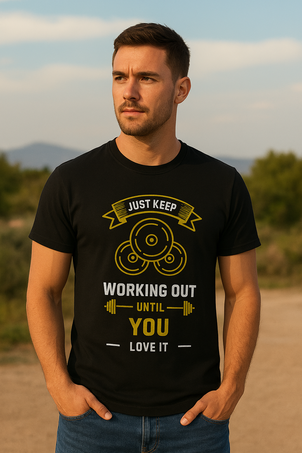 JUST KEEP WORKING OUT UNTILL YOU LOVE IT T-Shirt